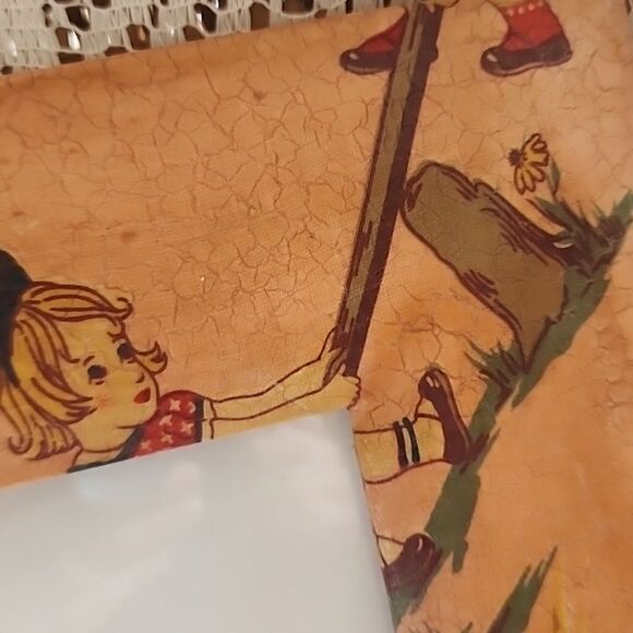 Crackled Fabric Nursery Or Child's Room Print or Photo Frame - Picture 5 of 7